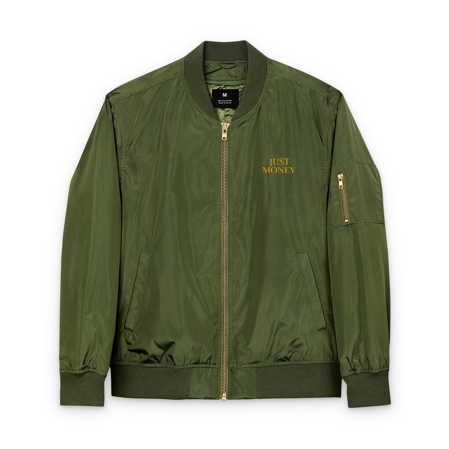 JU$T MONEY™ Bomber Jacket – Discipline in Motion