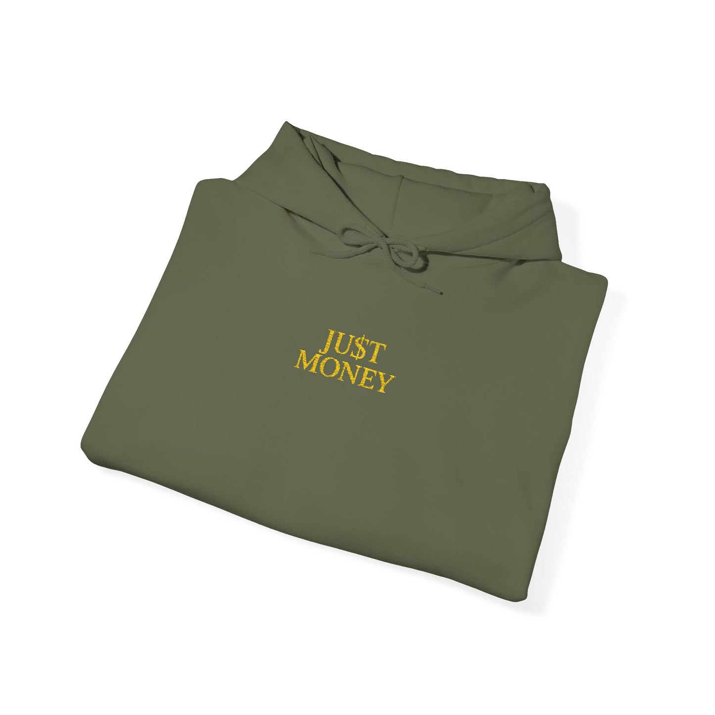 JU$T MONEY™ Heavy Blend Hoodie – Premium Unisex Streetwear | Bold & Clean Design | Cozy Everyday Essential