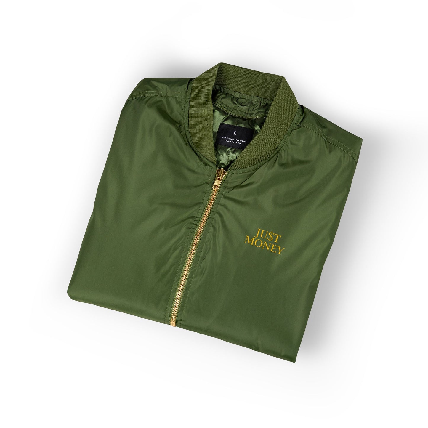 JU$T MONEY™ Bomber Jacket – Discipline in Motion